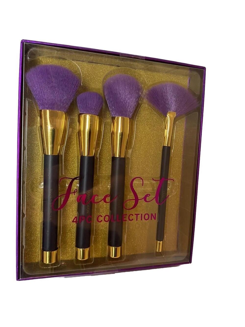 make up brush set new 4pc set